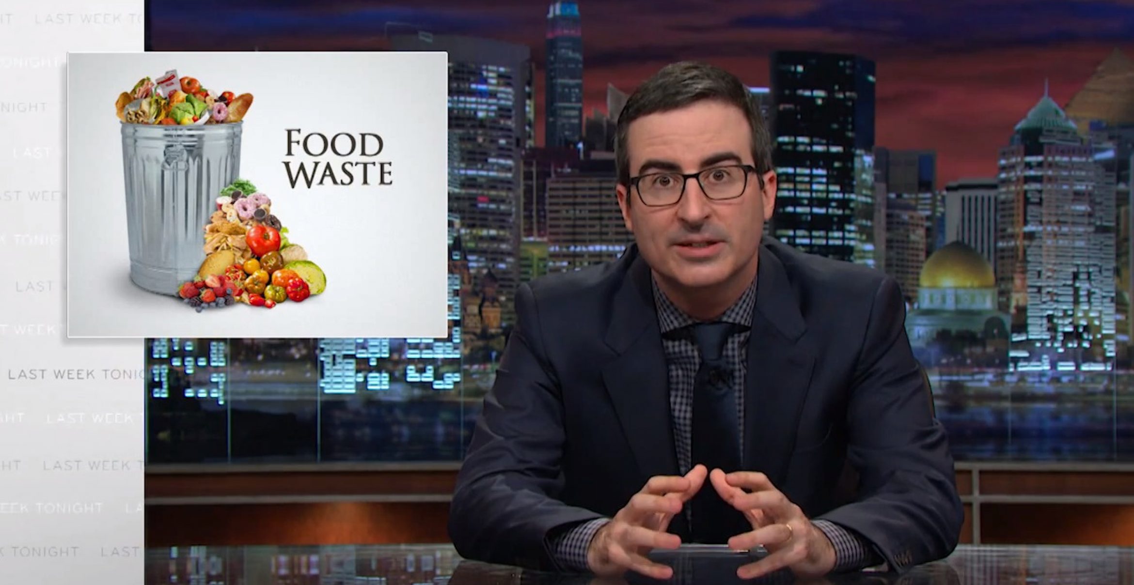 John Oliver macht aus Lebensmittelverschwendung hochkarätige Unterhaltung