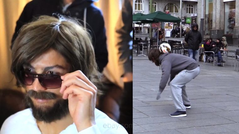Viral: Cristiano Ronaldo spielt in der Fußgängerzone Madrids – und niemand erkennt ihn