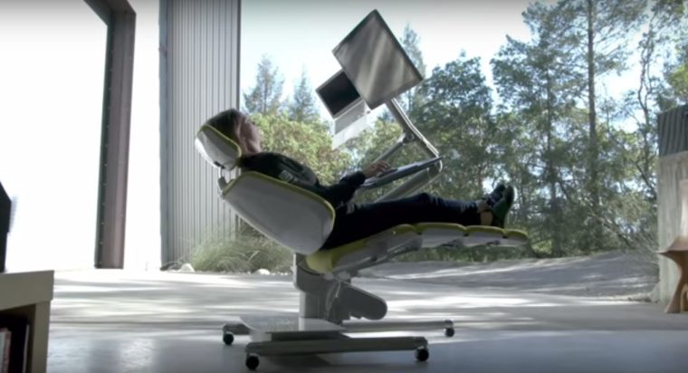 Ein Traum wird wahr: Arbeiten im Liegen