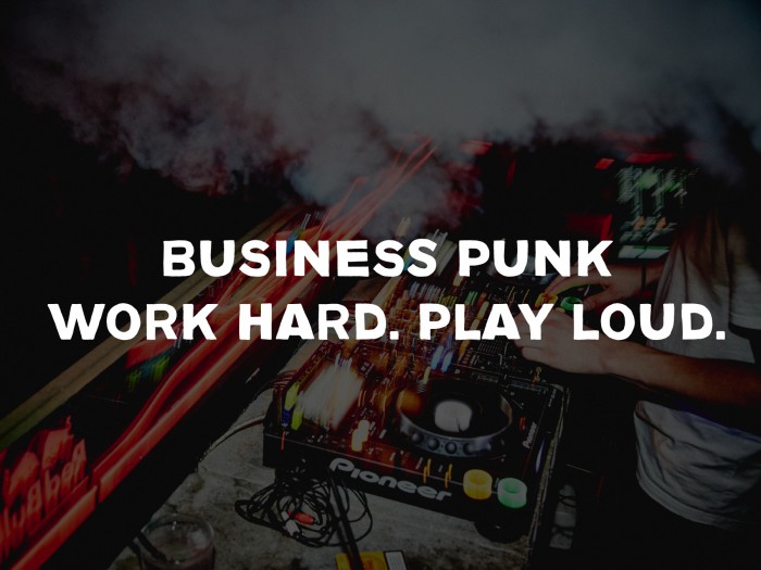Work Hard. Play Loud. Business Punk Release-Party am 02.12.15 in Hamburg