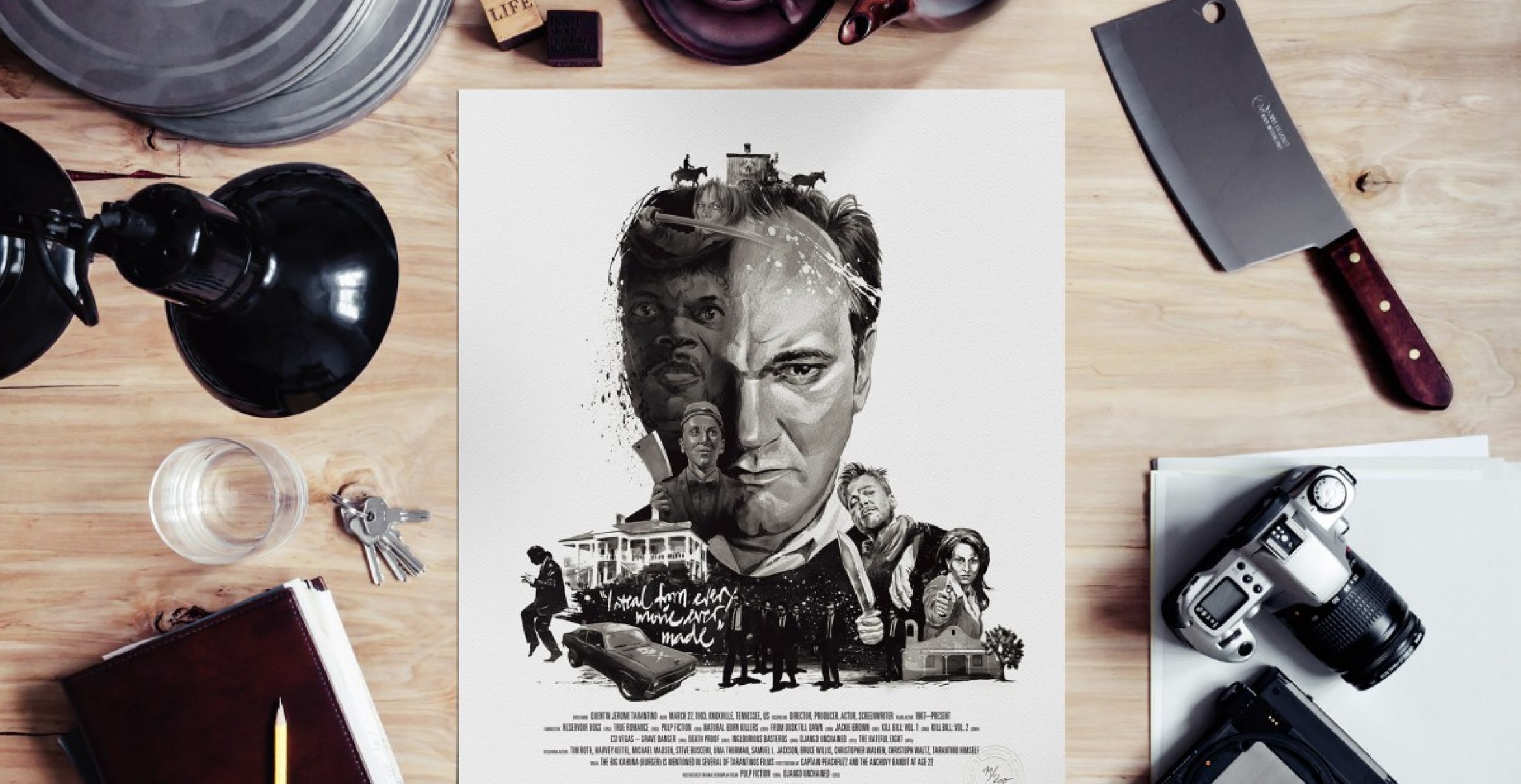 Quentin Tarantino Porträt: Das Cover der aktuellen Business Punk