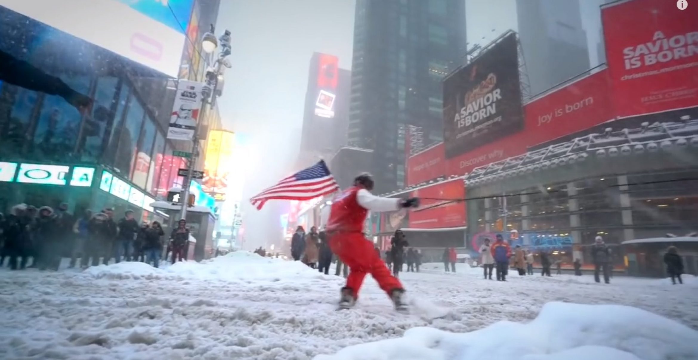 Mit dem Snowboard durch Manhattan: Casey Neistat beherrscht die Straßen von NYC