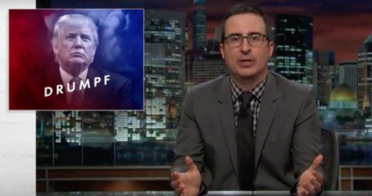 #MakeTrumpDrumpfagain: John Oliver ruft neue Donald Drumpf Kampagne ins Leben
