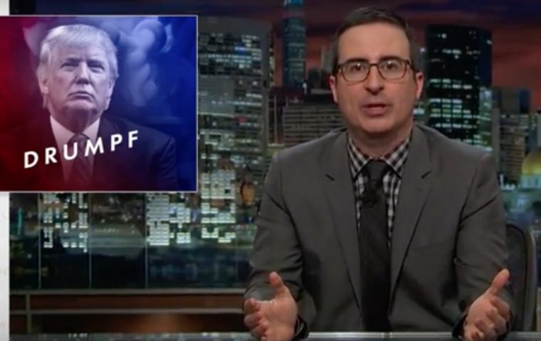 #MakeTrumpDrumpfagain: John Oliver ruft neue Donald Drumpf Kampagne ins Leben