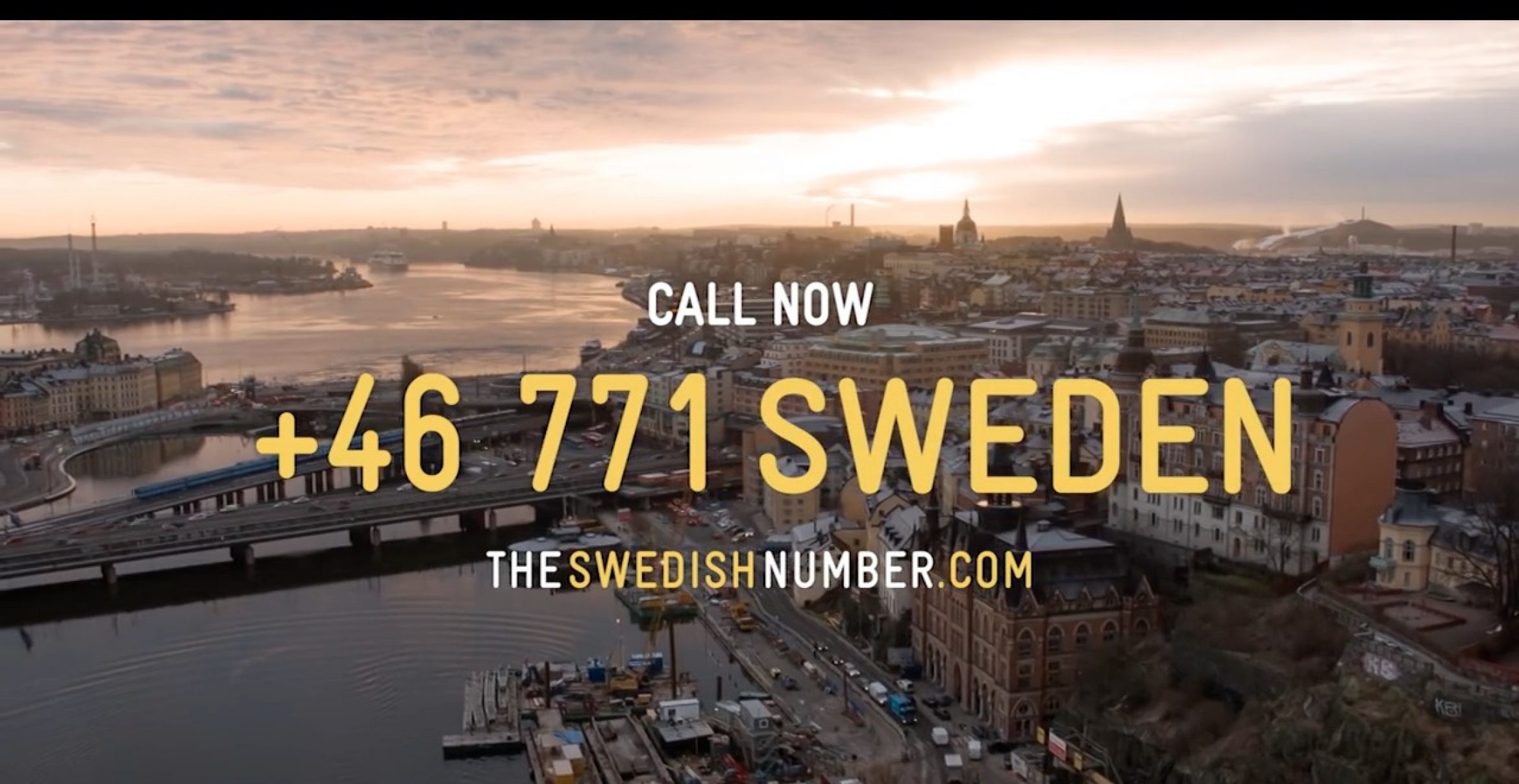 Unter dieser Nummer könnt ihr wahllos irgendwelche Schweden anrufen
