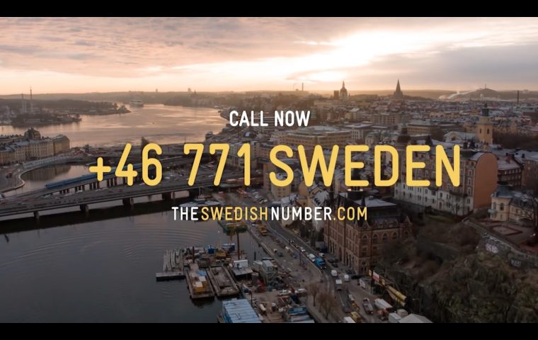 Unter dieser Nummer könnt ihr wahllos irgendwelche Schweden anrufen