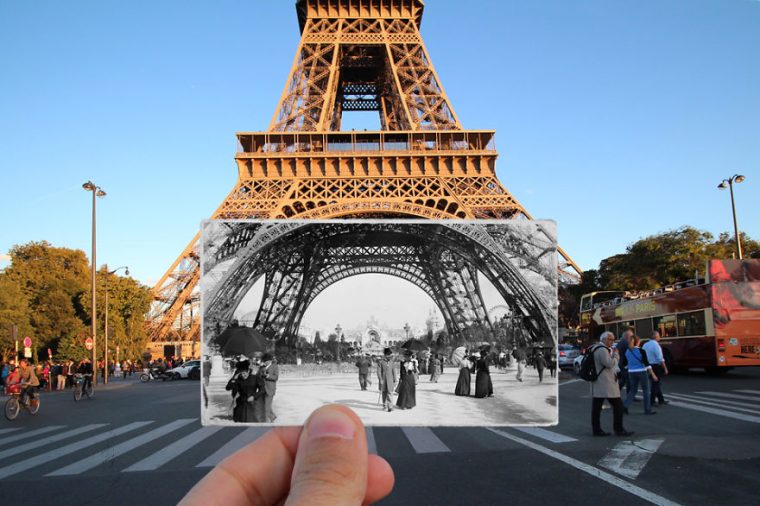Geniale Fotos: Dieser Franzose lässt das alte und neue Paris verschmelzen