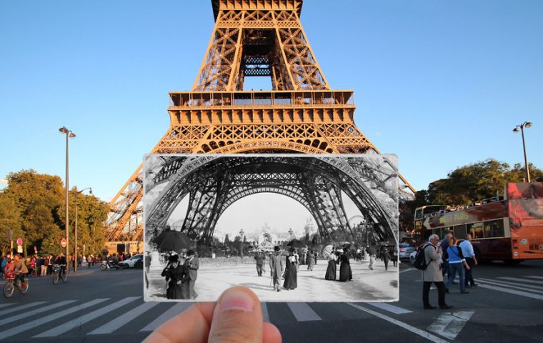 Geniale Fotos: Dieser Franzose lässt das alte und neue Paris verschmelzen