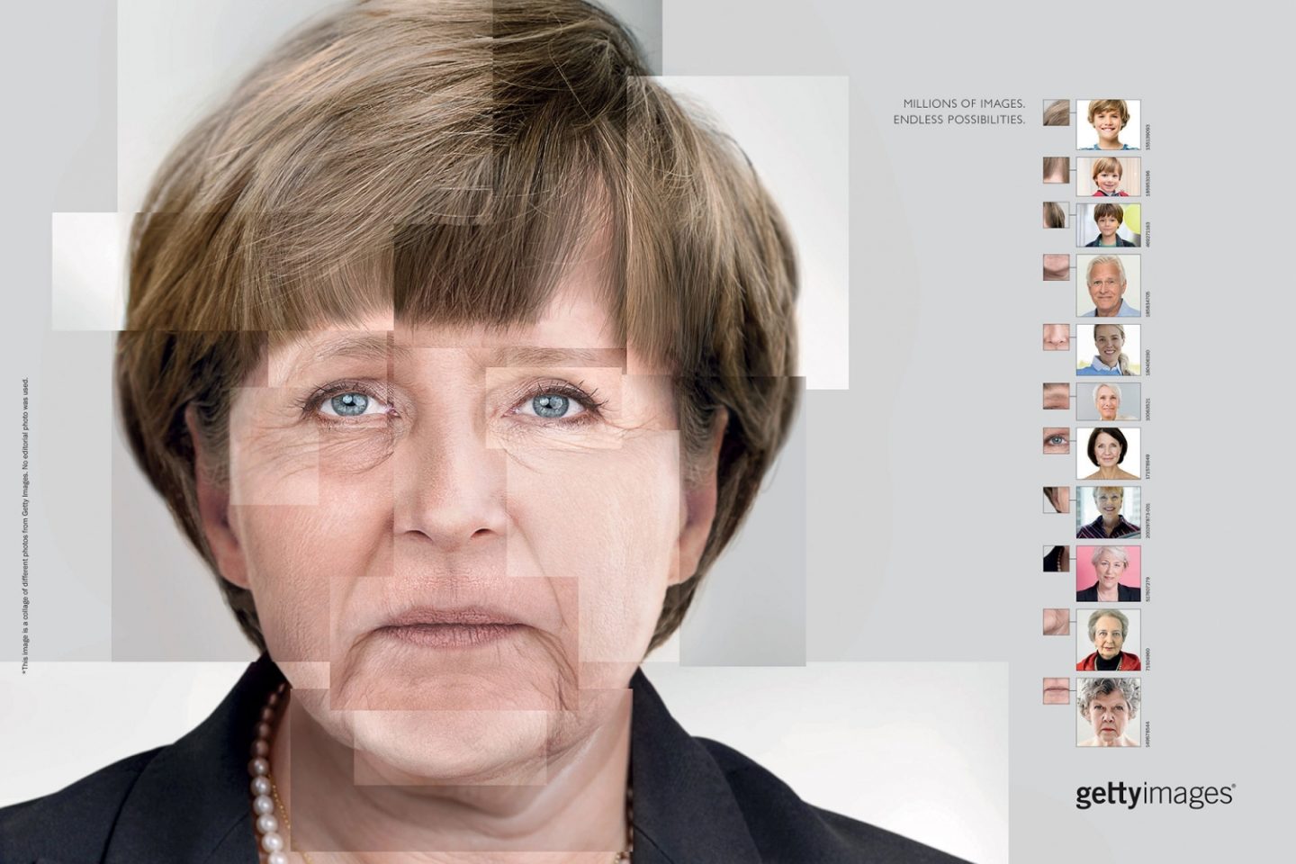 Brillante Werbekampagne: Getty Images bastelt aus eigenen Fotos bekannte Gesichter