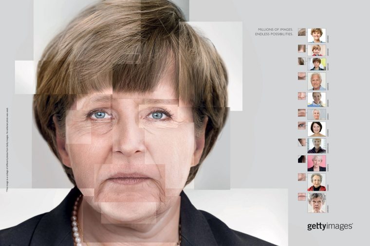 Brillante Werbekampagne: Getty Images bastelt aus eigenen Fotos bekannte Gesichter