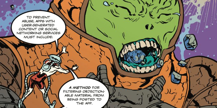 Comic-Alarm bei Apple: Die Richtlinien des App Store gibt es nun als coole Bildergeschichte