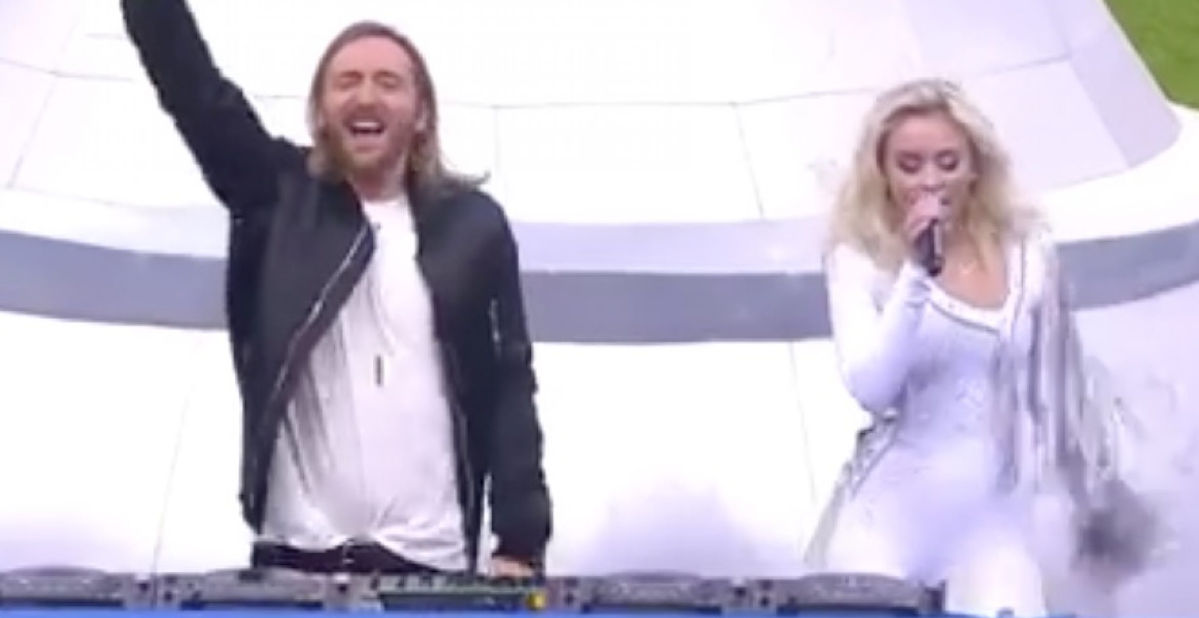 David Guettas Auftritt zum EM-Finale – wie es wirklich war