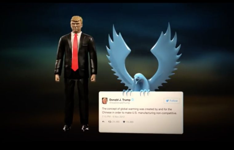 Kampagne: Diese Actionfiguren parodieren Klimawandel-Leugner