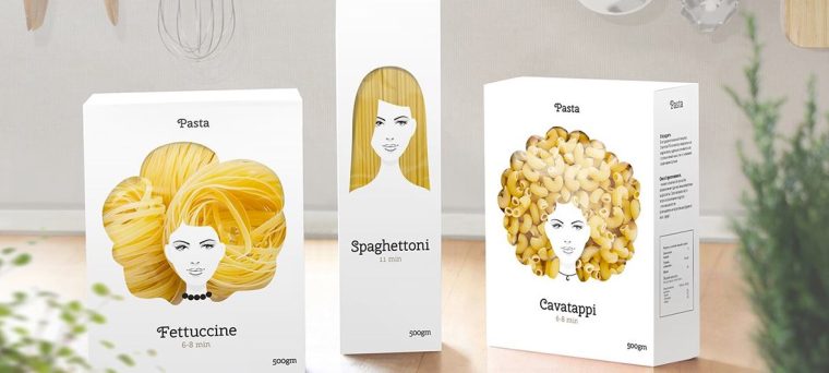 Eyecatcher: Pasta-Verpackungen auf die originelle Tour