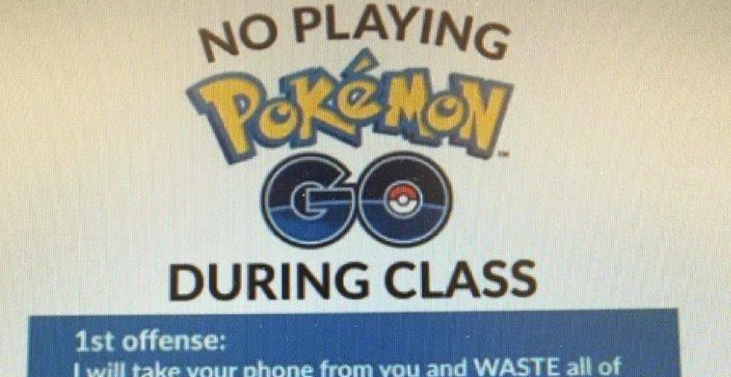 Pokémon Go: Bei solchen Bestrafungen hat man die ungeteilte Aufmerksamkeit der Klasse sicher