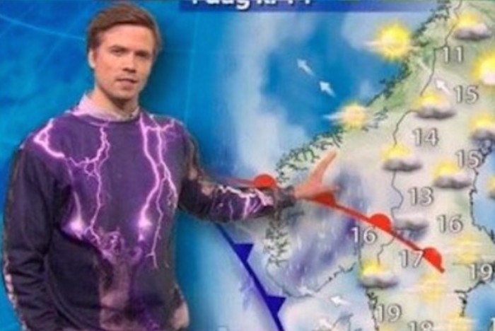 Mut zur Schönheit: Wetterfrosch aus Schweden im zeitgenössischen Outfit