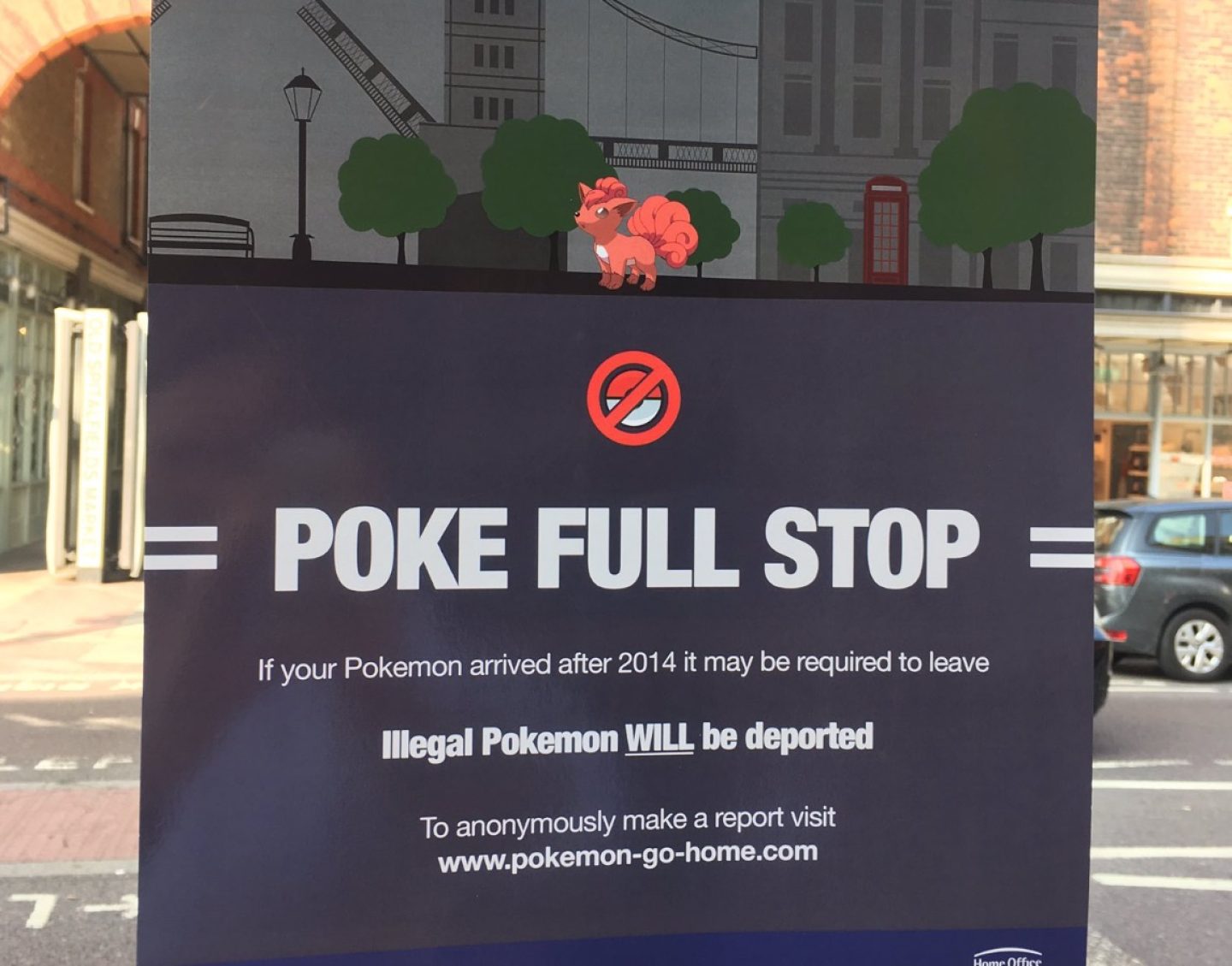 Guerilla-Kampagne: Aktivisten nutzen Pokémon Go-Hype für Brexit-Debatte