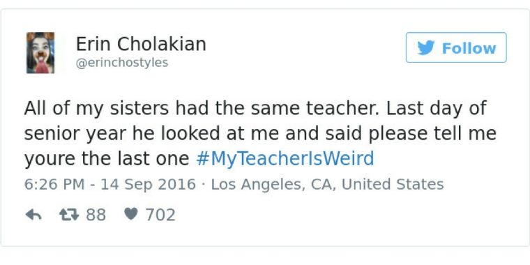 Twitter-Highlights: Zehn köstliche Tweets zu #MyTeacherisWeird