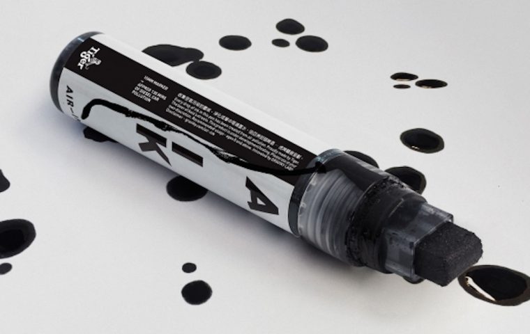 So geht Umweltschutz: Der Air-Ink Stift enhält Tinte, die aus gefilterten Abgasen entsteht