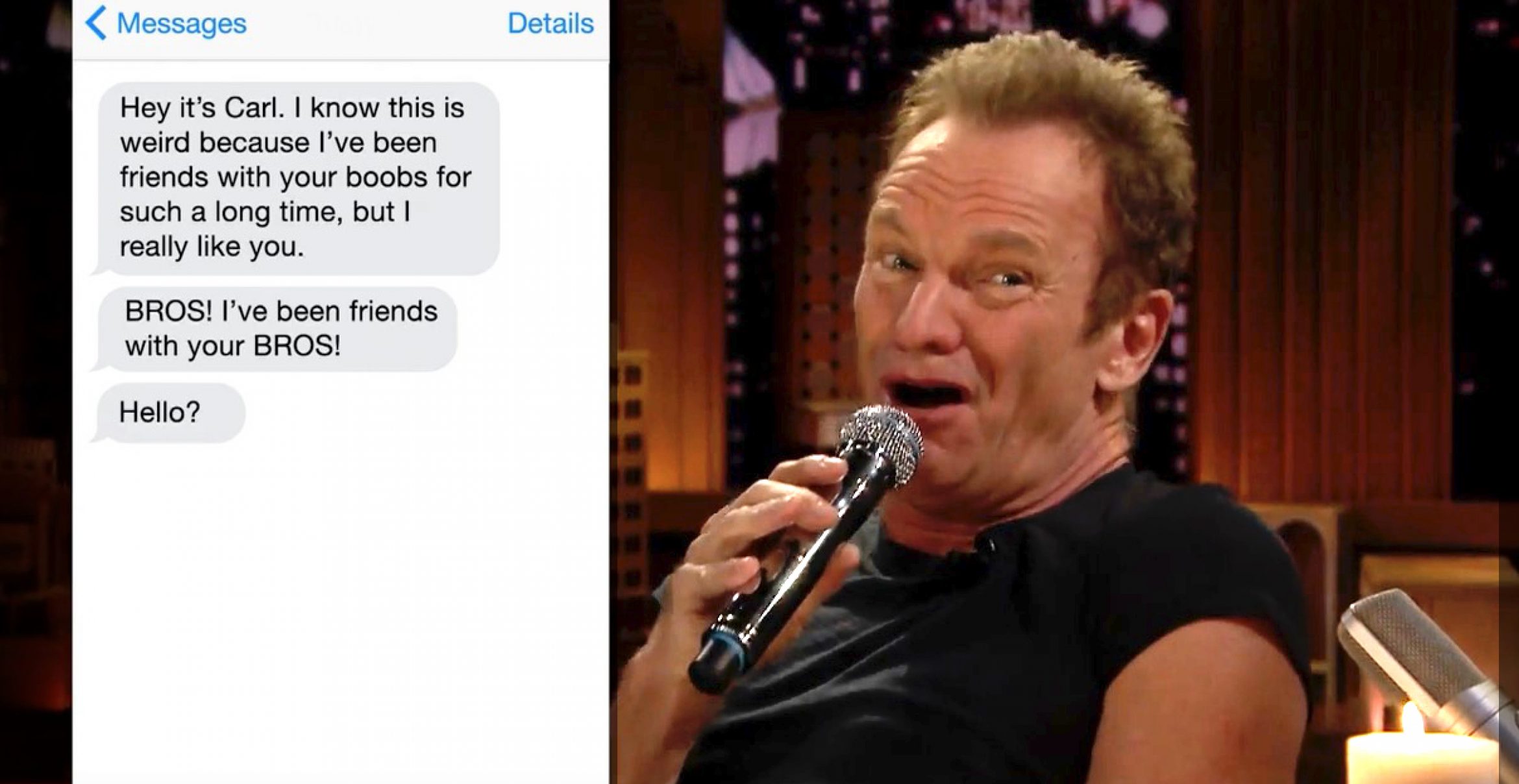 Alltags-Parodie: Jimmy Fallon besingt mit Sting die Absurdität von Flirtnachrichten