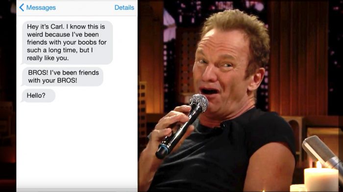 Alltags-Parodie: Jimmy Fallon besingt mit Sting die Absurdität von Flirtnachrichten
