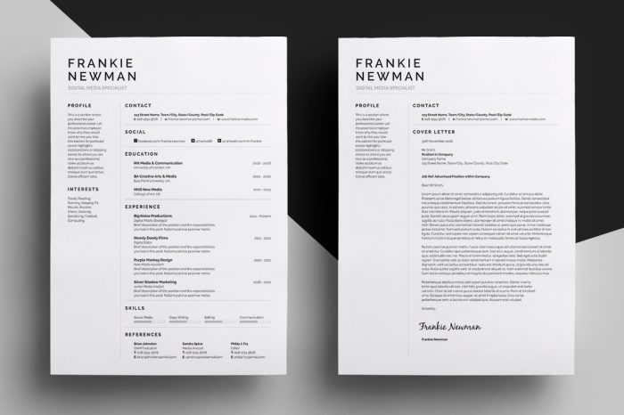 Für Design-Anfänger: Diese kreativen CV-Vorlagen gibt es für Word