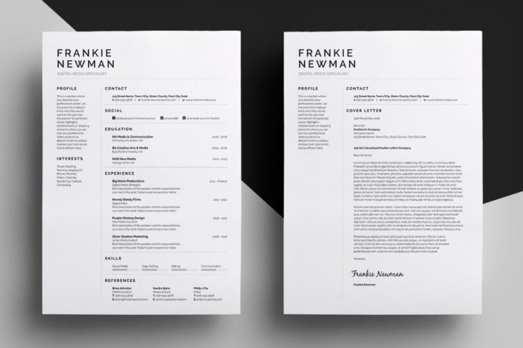 Für Design-Anfänger: Diese kreativen CV-Vorlagen gibt es für Word
