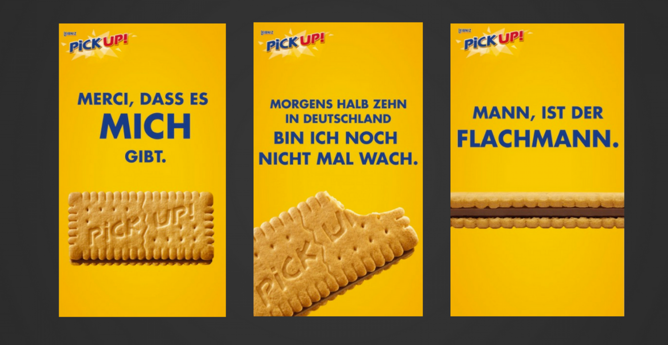 “Mann, ist der Flachmann“: PiCK UP! parodiert mit Guerilla-Kampagne legendäre Werbeslogans