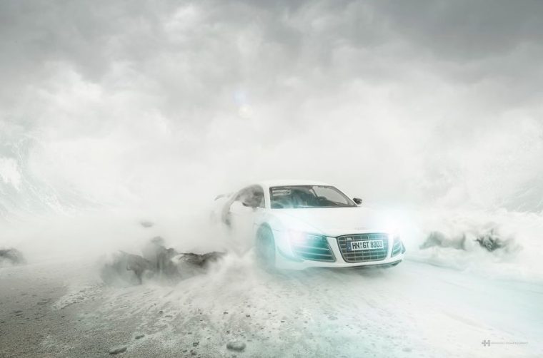 Dieser Fotograf macht realistische Bilder eines Luxusautos – mit einer kleinen 40-Dollar-Miniatur