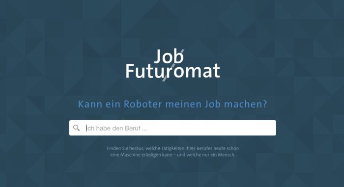 Job-Futuromat: Wie hoch ist das Risiko, dass ein Roboter bald deinen Job übernimmt ?
