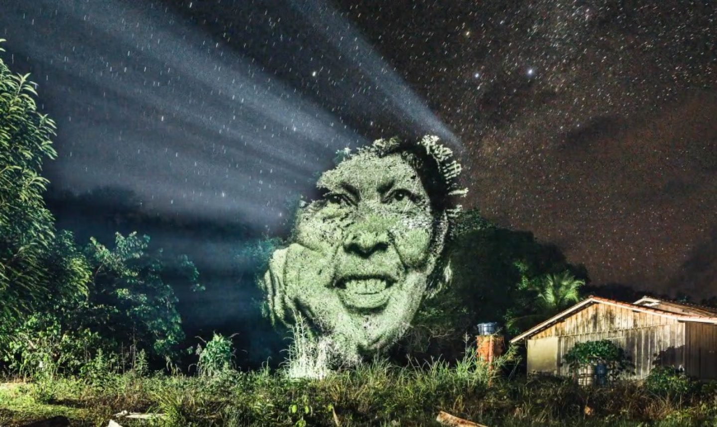 Street Art 2.0: Dieser Künstler macht den Regenwald zu einem Kunstwerk und setzt damit ein Zeichen