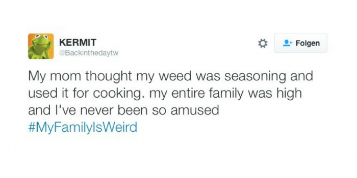 #MyFamilyIsWeird