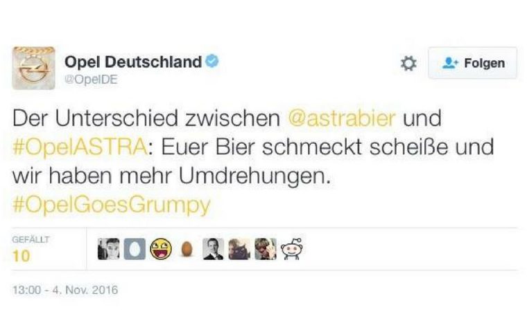 #OpelGoesGrumpy: Das Social-Media-Team von Opel macht einen auf Grumpy Cat – und das Netz feiert