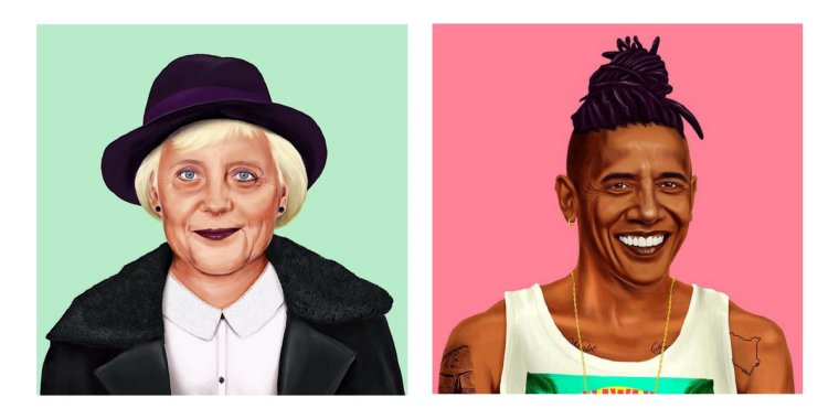 “Hipstory“: So sehen Angela Merkel, Donald Trump und Vladimir Putin als Hipster aus