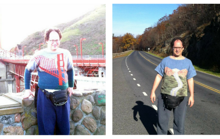 Dieser Mann strickt Pullover mit Sehenswürdigkeiten, die er daraufhin besucht