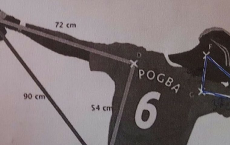 Alles erreicht: Pogbas Dab-Pose schafft es in den Matheunterricht