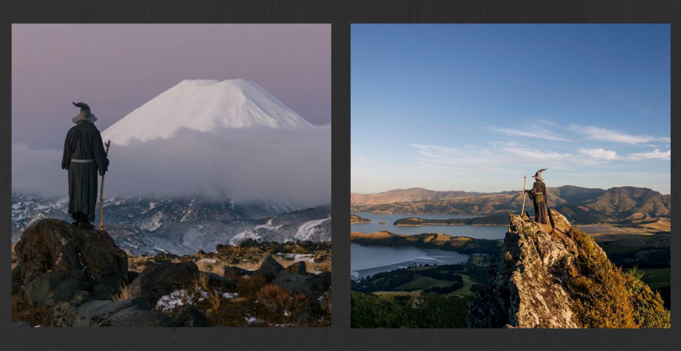 Dieser Fotograf verkleidet sich als Gandalf und porträtiert die schönsten Orte in Neuseeland