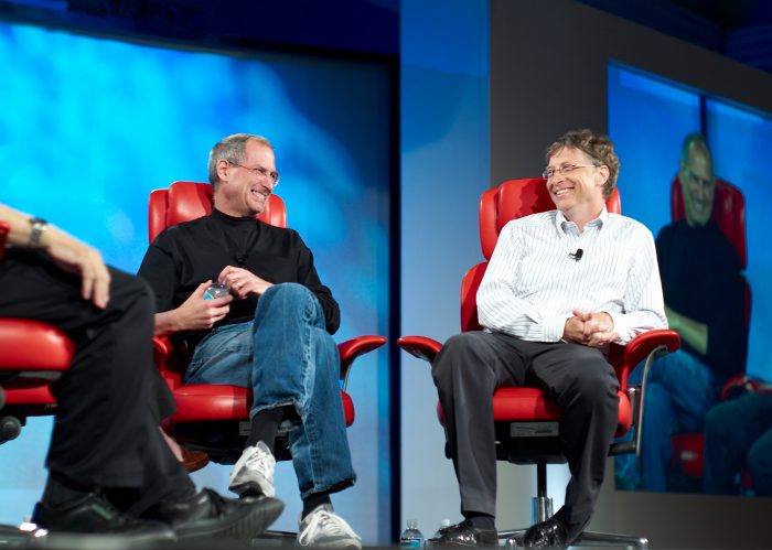 Steve Jobs und Bill Gates
