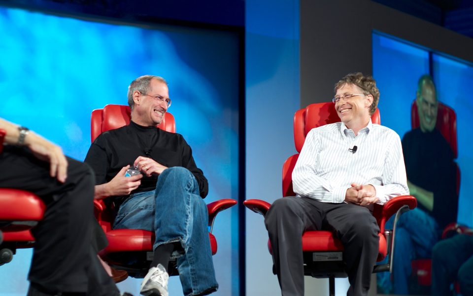 Steve Jobs und Bill Gates
