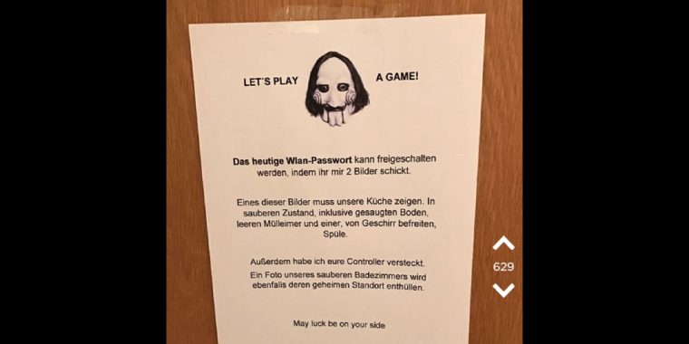 “Let’s Play a Game“: So erzieht man die eigene WG zu mehr Sauberkeit
