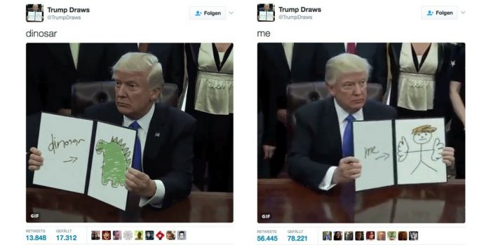“Trump Draws“: Die Parodie auf den 45. US-Präsidenten geht weiter