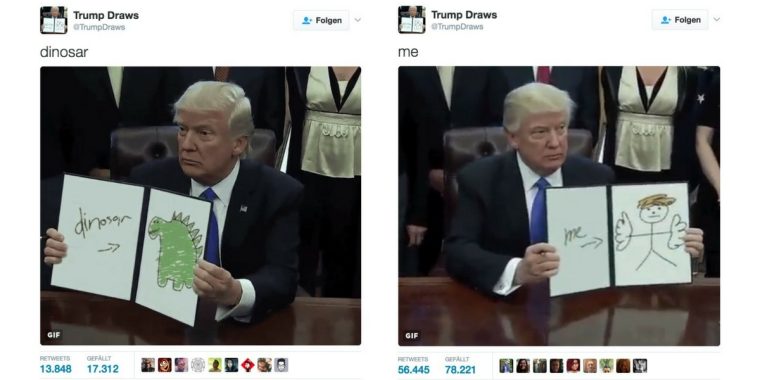 “Trump Draws“: Die Parodie auf den 45. US-Präsidenten geht weiter