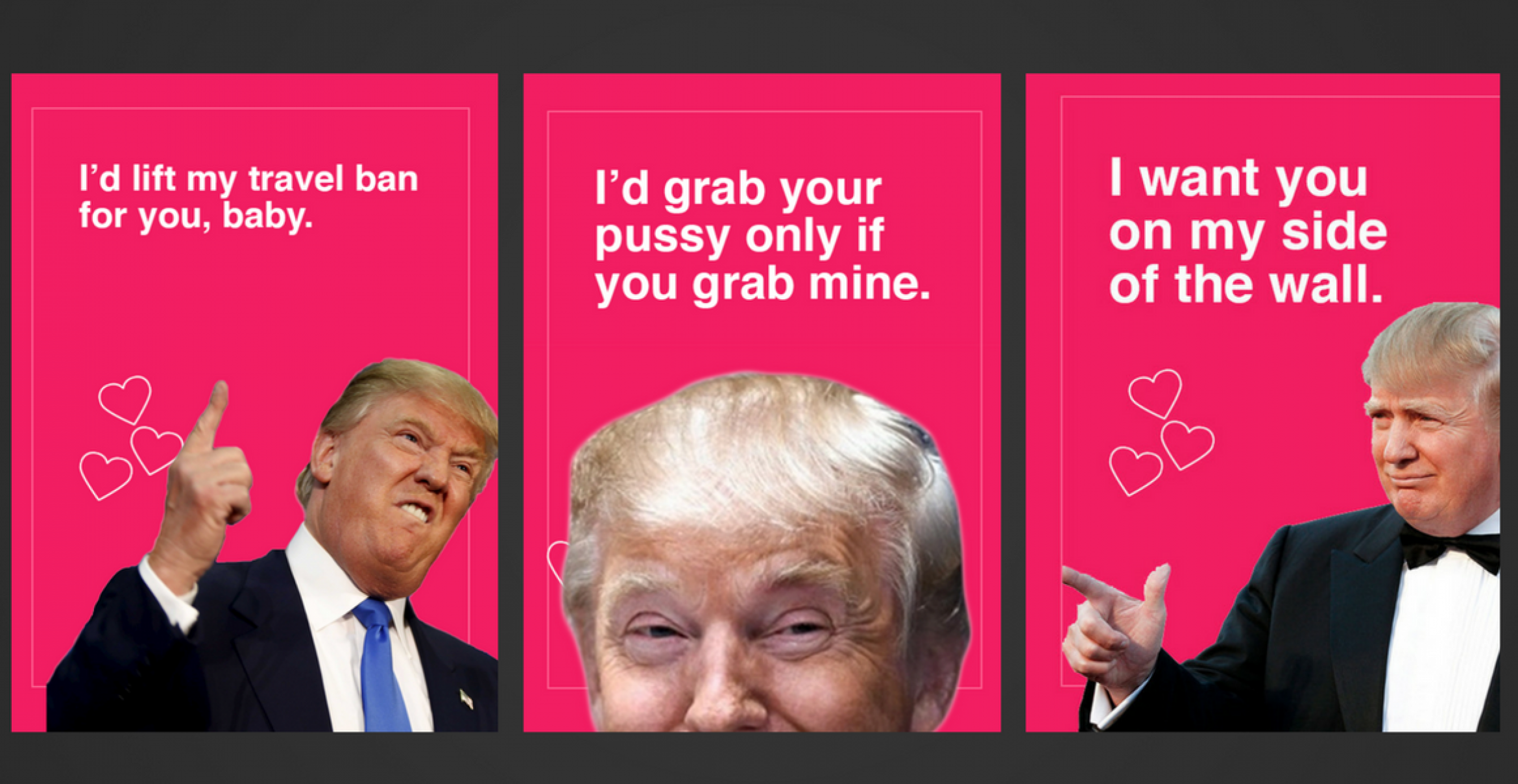 Trump-Liebeskarten: Mit diesen Karten wird der Valentinstag noch schöner