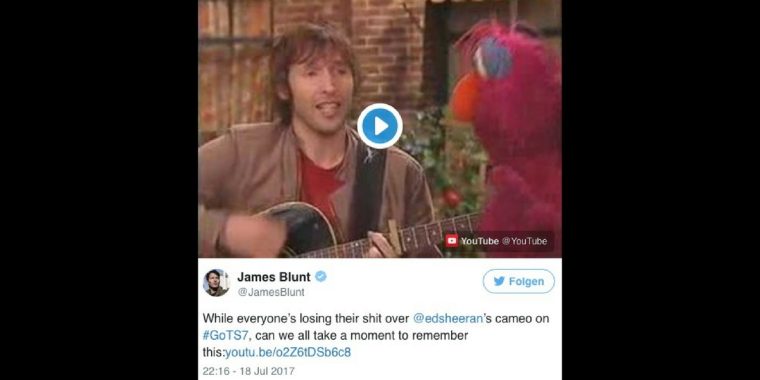 James Blunt räumt auf Twitter alle Kritiker aus dem Weg