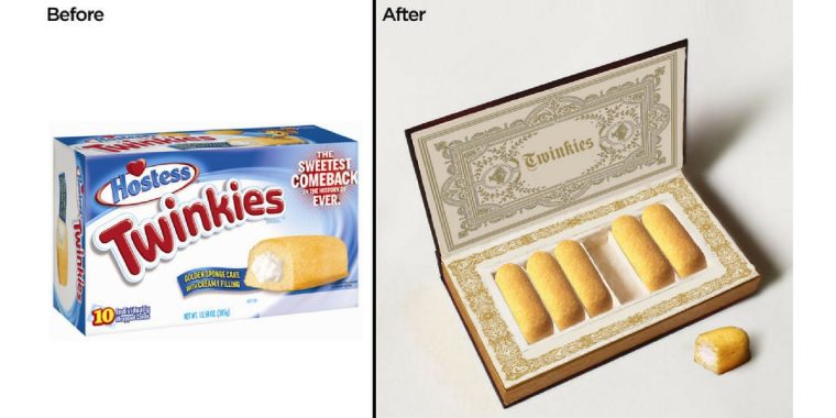 Neu verpackt: Künstler verpasst Lebensmitteln neuen Hipster-Look