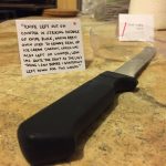 passive aggressive art knife