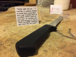 passive aggressive art knife