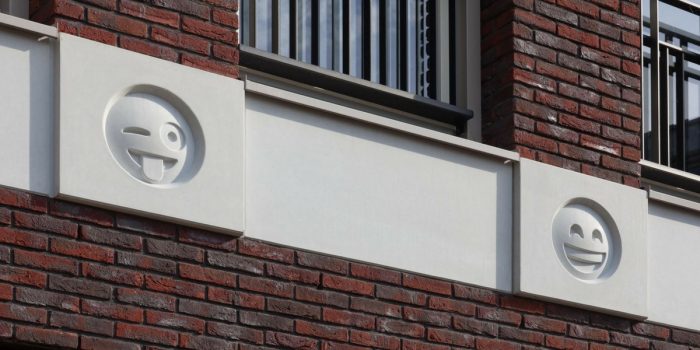 Streetart mal anders: Das erste Emoji-Haus der Welt steht in den Niederlanden