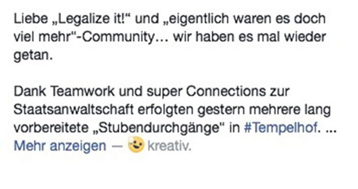Taktikwechsel: Polizei bringt jetzt Marihuana-Startups zum Haftrichter-Meeting