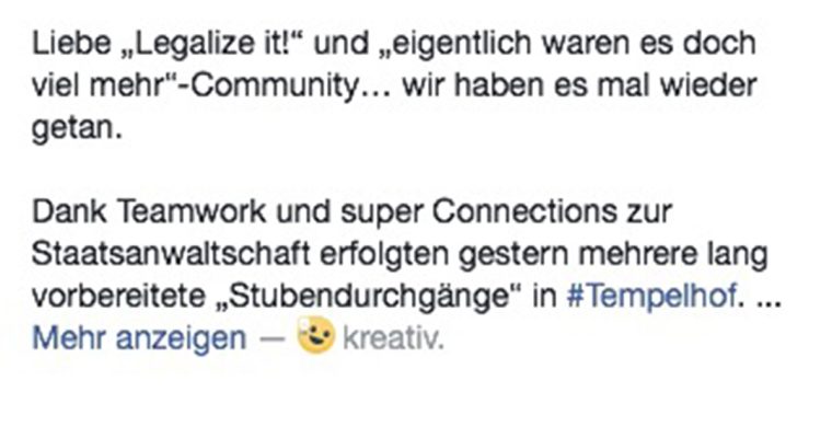 Taktikwechsel: Polizei bringt jetzt Marihuana-Startups zum Haftrichter-Meeting